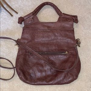 Foley + Corinna Brown Leather Mini Crossbody Bag